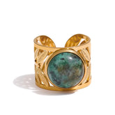EMBER BOHO AFRICAN TURQUOISE RING